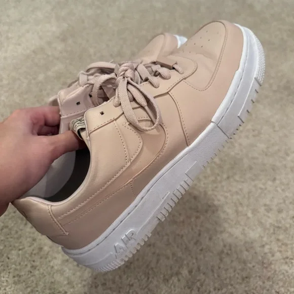Nike Air Force 1 Pixel "Particle Beige" Sneakers - Women’s Size 11.5 - Picture 4 of 9